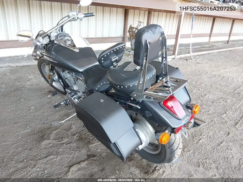 2006 Honda Vtx1300 C VIN: 1HFSC55016A207253 Lot: 45288410