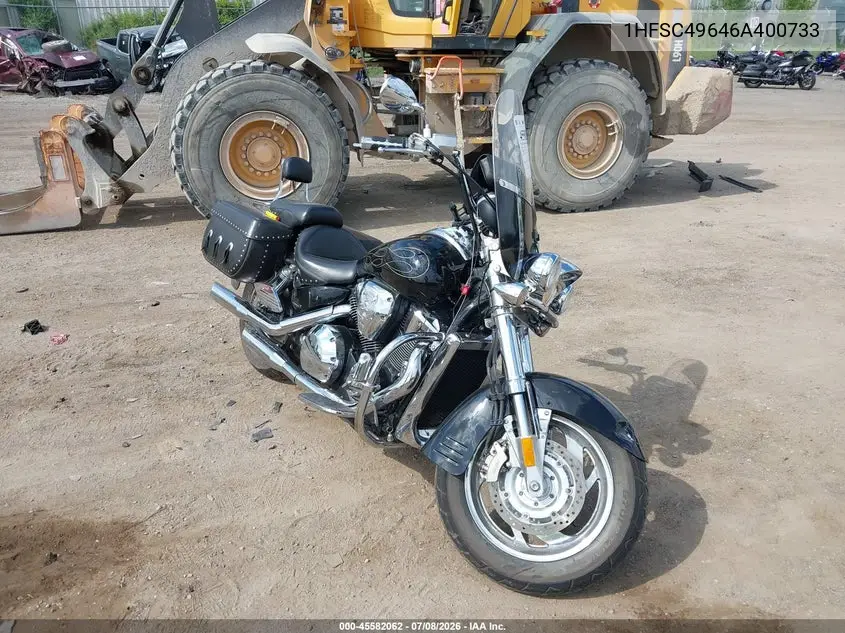 2006 Honda Vtx1800 R3 VIN: 1HFSC49646A400733 Lot: 45582062
