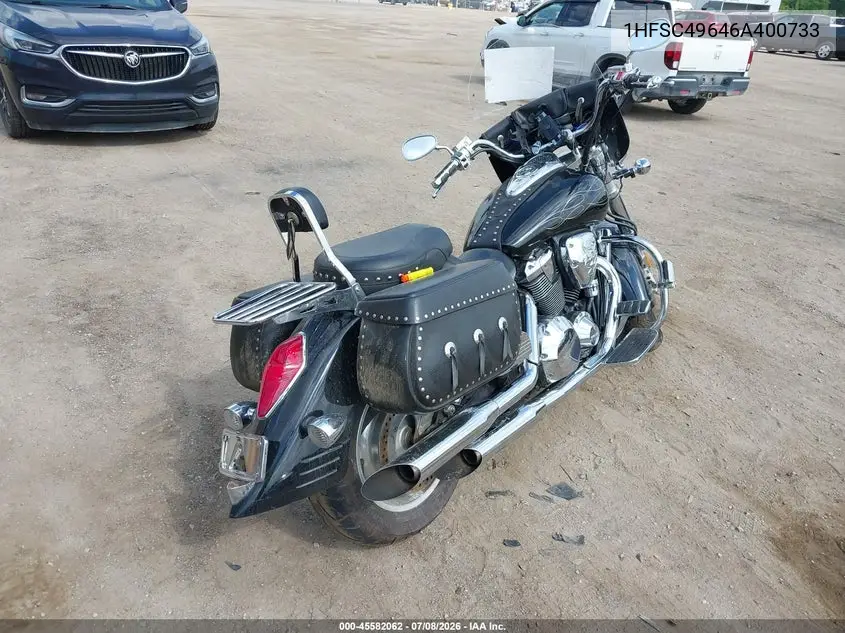 2006 Honda Vtx1800 R3 VIN: 1HFSC49646A400733 Lot: 45582062