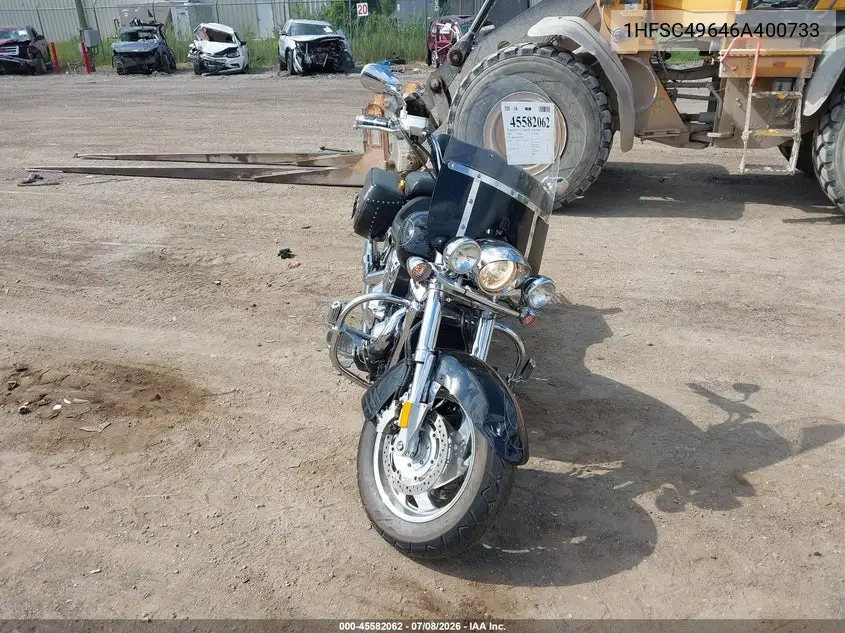 2006 Honda Vtx1800 R3 VIN: 1HFSC49646A400733 Lot: 45582062