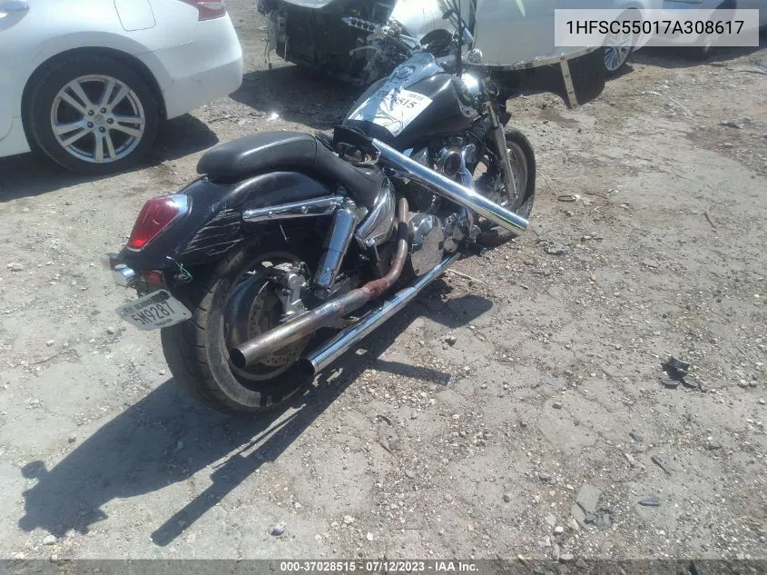 2007 Honda Vtx1300 C VIN: 1HFSC55017A308617 Lot: 37028515