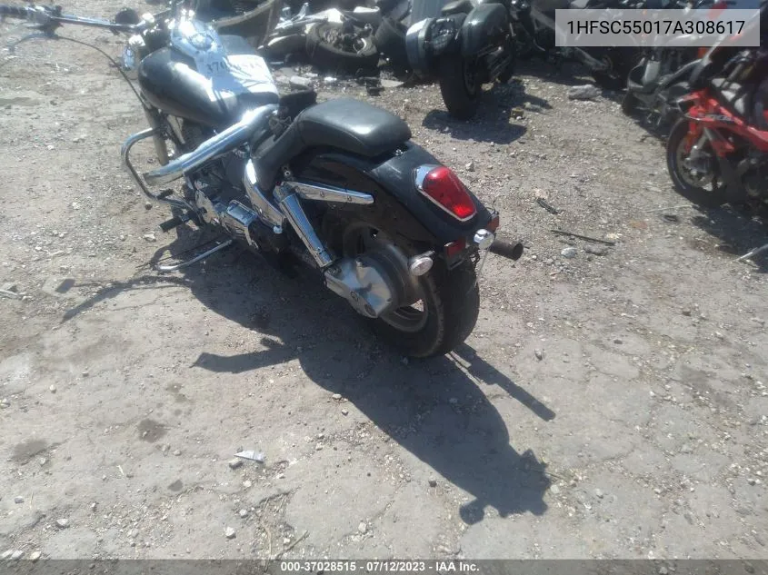 2007 Honda Vtx1300 C VIN: 1HFSC55017A308617 Lot: 37028515