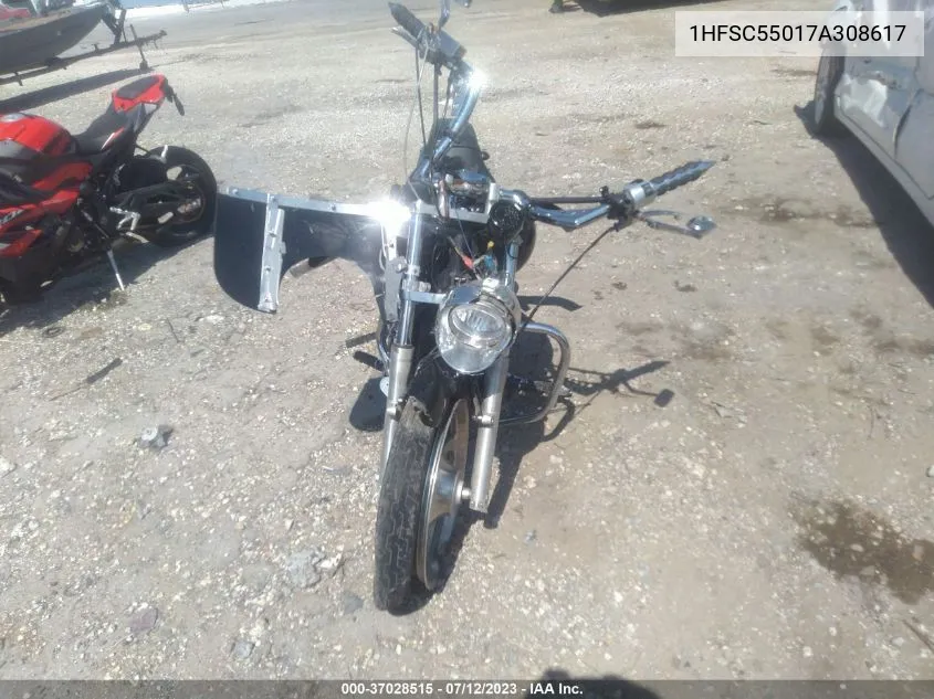 2007 Honda Vtx1300 C VIN: 1HFSC55017A308617 Lot: 37028515