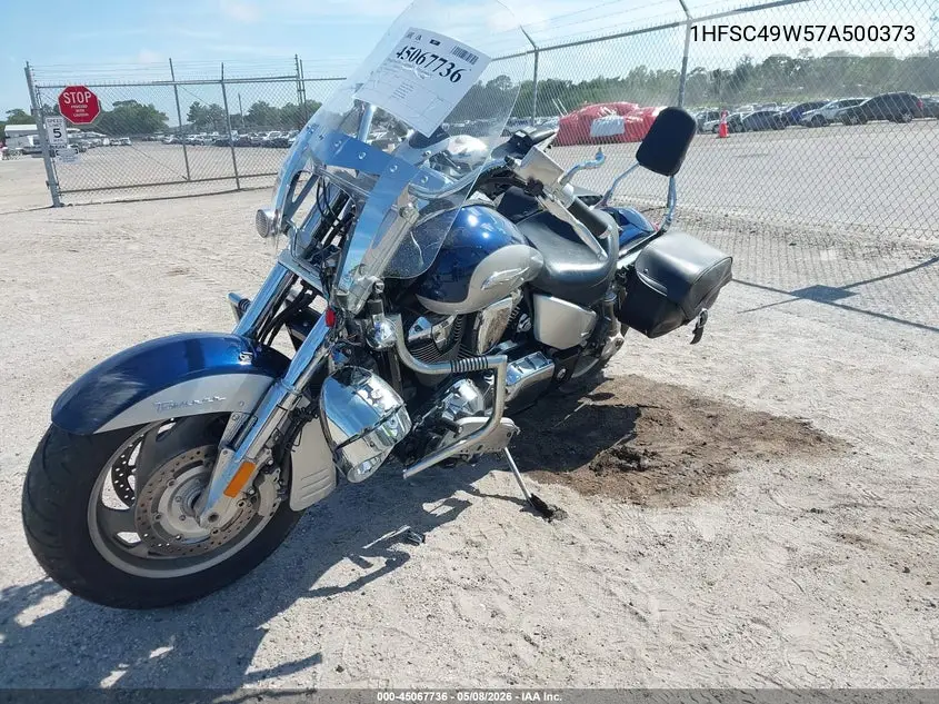 2007 Honda Vtx1800 T2 VIN: 1HFSC49W57A500373 Lot: 45067736