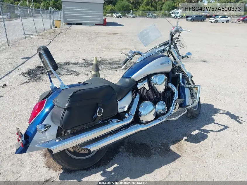 2007 Honda Vtx1800 T2 VIN: 1HFSC49W57A500373 Lot: 45067736