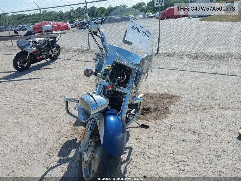 2007 Honda Vtx1800 T2 VIN: 1HFSC49W57A500373 Lot: 45067736