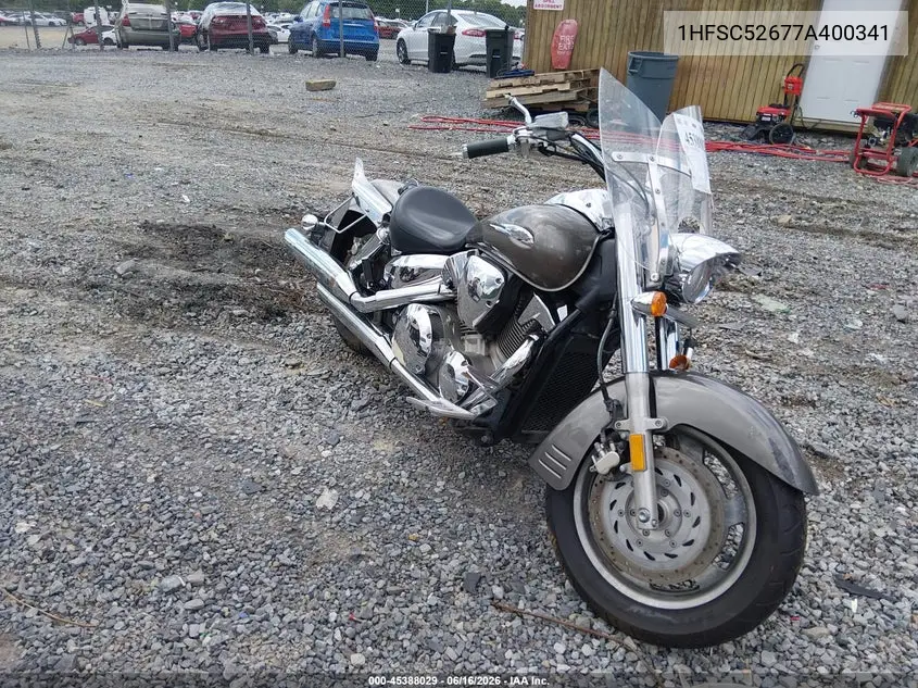 2007 Honda Vtx1300 R VIN: 1HFSC52677A400341 Lot: 45388029