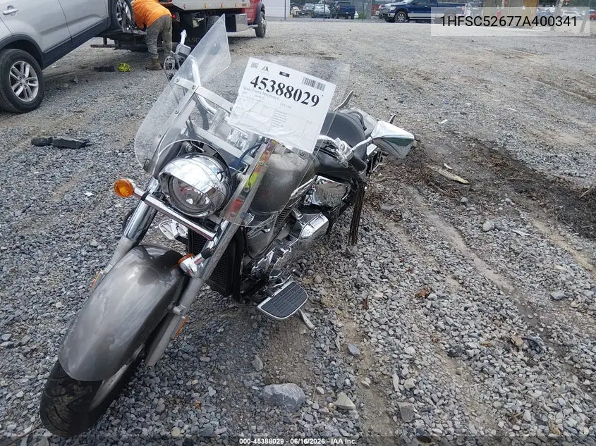 2007 Honda Vtx1300 R VIN: 1HFSC52677A400341 Lot: 45388029