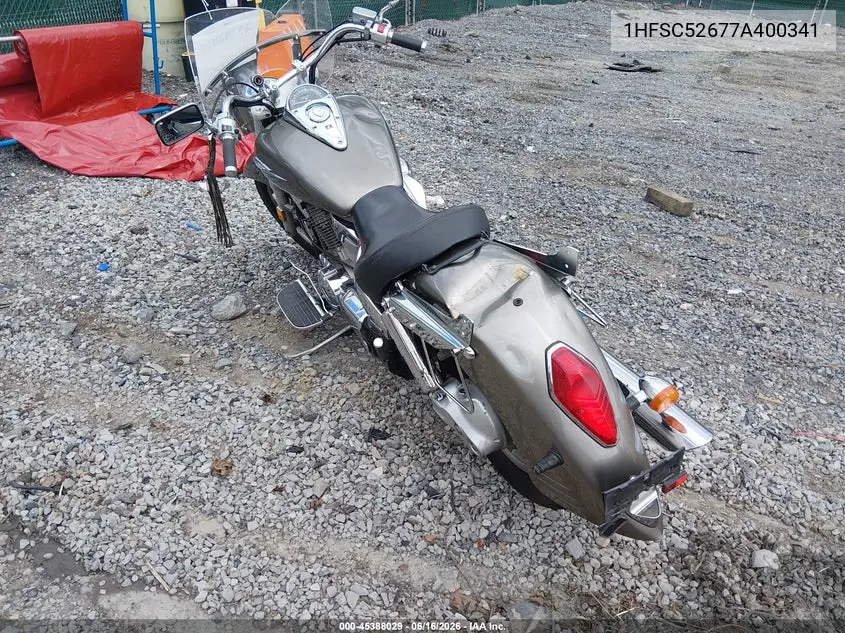 2007 Honda Vtx1300 R VIN: 1HFSC52677A400341 Lot: 45388029