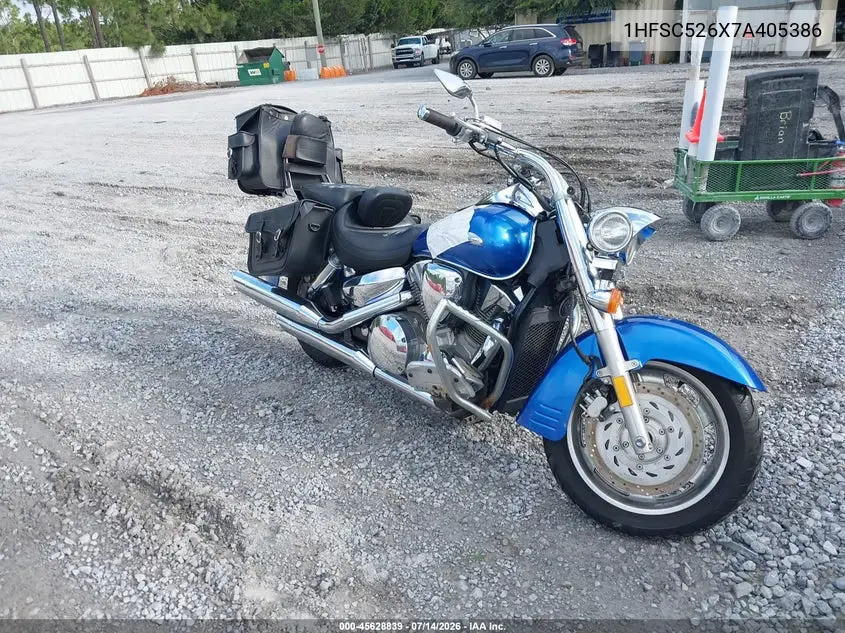 2007 Honda Vtx1300 R VIN: 1HFSC526X7A405386 Lot: 45628839