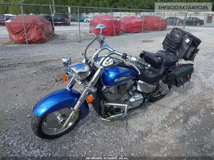 2007 Honda Vtx1300 R VIN: 1HFSC526X7A405386 Lot: 45628839