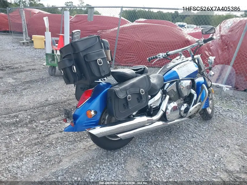 2007 Honda Vtx1300 R VIN: 1HFSC526X7A405386 Lot: 45628839