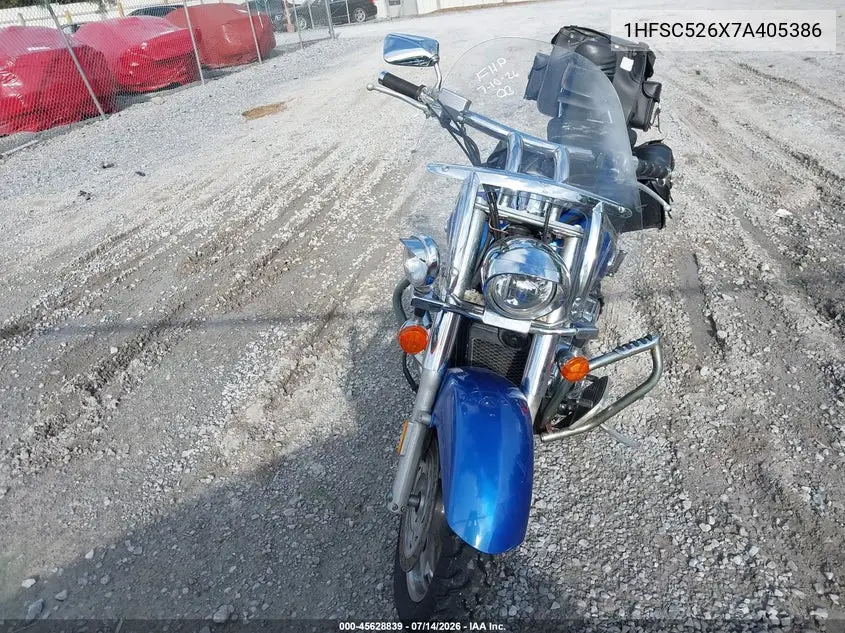 2007 Honda Vtx1300 R VIN: 1HFSC526X7A405386 Lot: 45628839