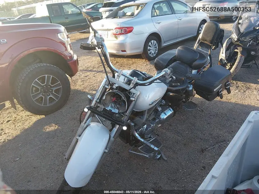 2008 Honda Vtx1300 R VIN: 1HFSC52688A500353 Lot: 45046843
