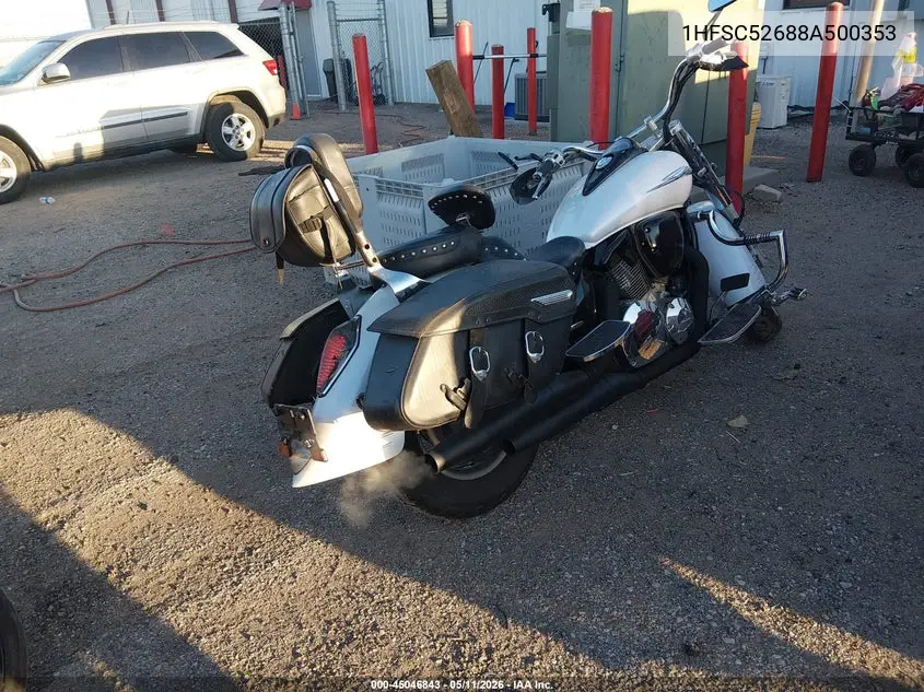 2008 Honda Vtx1300 R VIN: 1HFSC52688A500353 Lot: 45046843