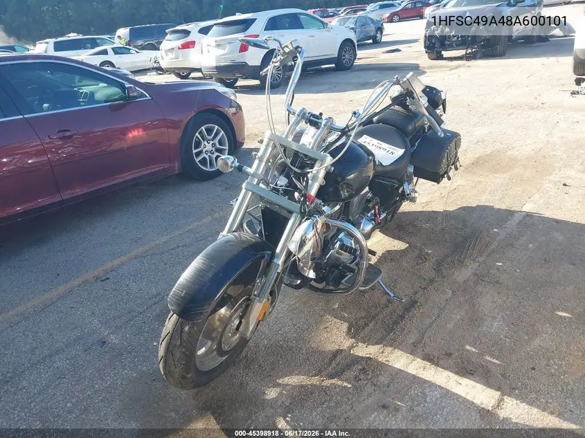 2008 Honda Vtx1800 N1 VIN: 1HFSC49A48A600101 Lot: 45398918