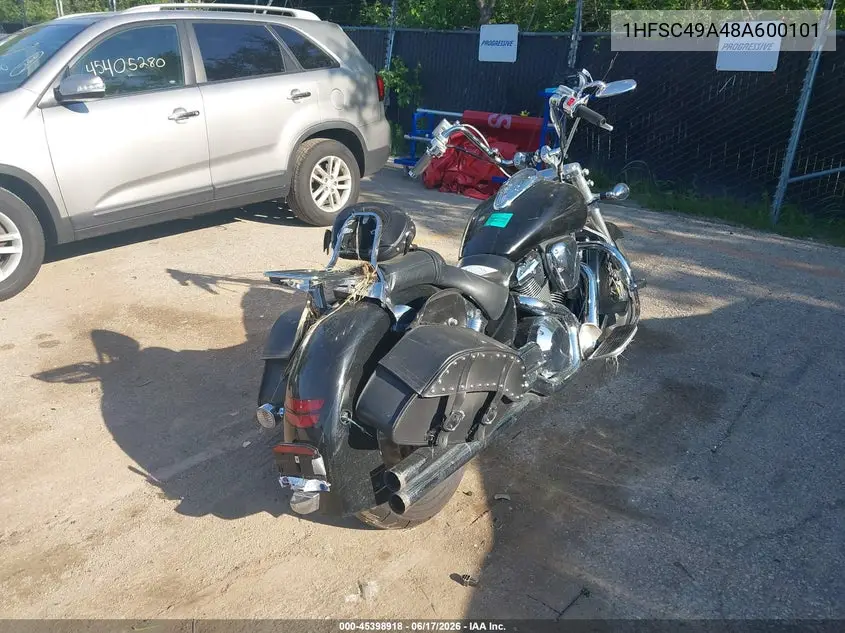 2008 Honda Vtx1800 N1 VIN: 1HFSC49A48A600101 Lot: 45398918
