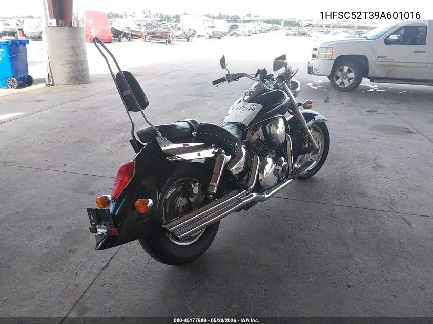 2009 Honda Vtx1300 T VIN: 1HFSC52T39A601016 Lot: 45177609
