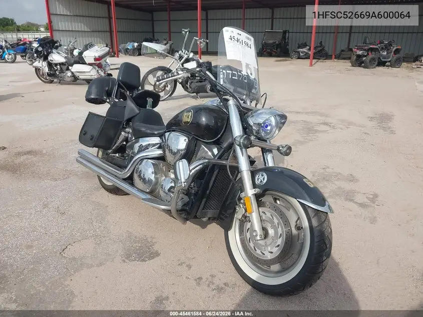 2009 Honda Vtx1300 R VIN: 1HFSC52669A600064 Lot: 45461584