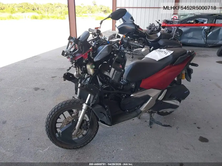 2024 Honda Adv160 A VIN: MLHKF5452R5000718 Lot: 44989791