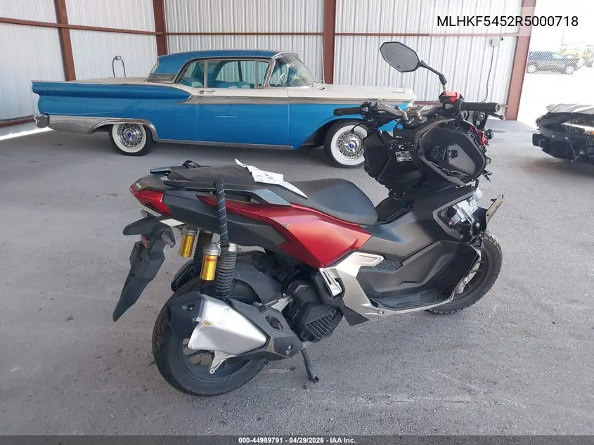 2024 Honda Adv160 A VIN: MLHKF5452R5000718 Lot: 44989791