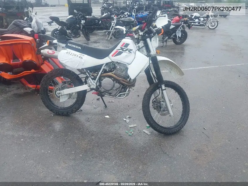 2023 Honda Xr650 L VIN: JH2RD0607PK200477 Lot: 45220146