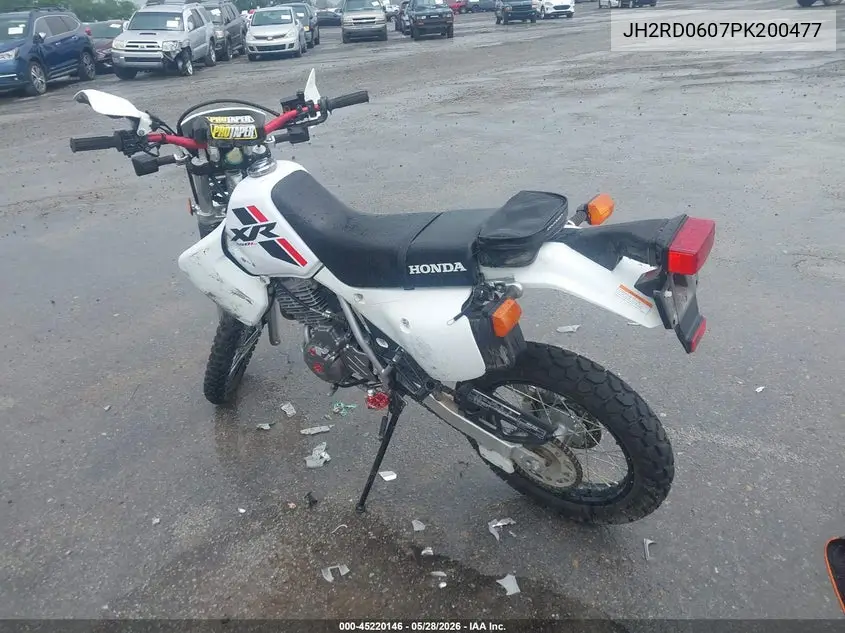 2023 Honda Xr650 L VIN: JH2RD0607PK200477 Lot: 45220146