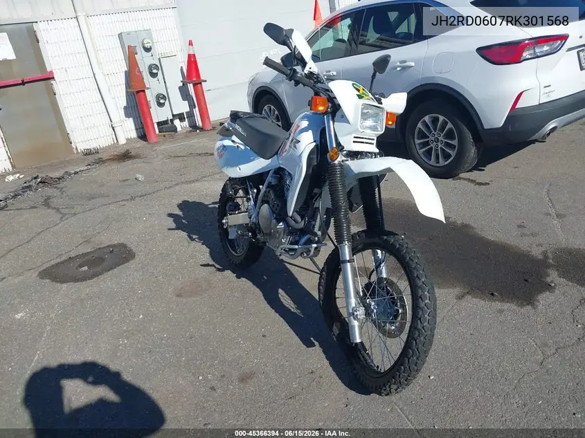 2024 Honda Xr650 L VIN: JH2RD0607RK301568 Lot: 45366394