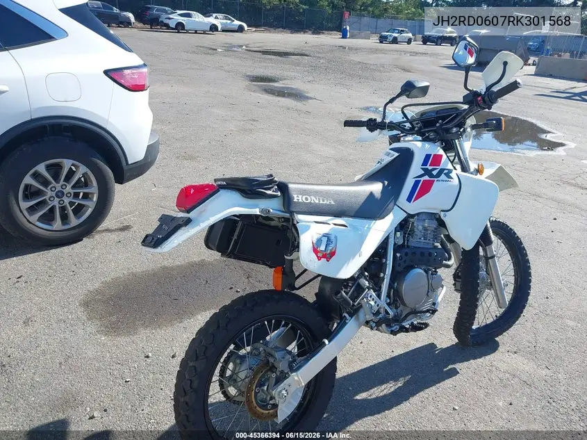 2024 Honda Xr650 L VIN: JH2RD0607RK301568 Lot: 45366394