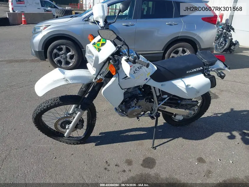 2024 Honda Xr650 L VIN: JH2RD0607RK301568 Lot: 45366394