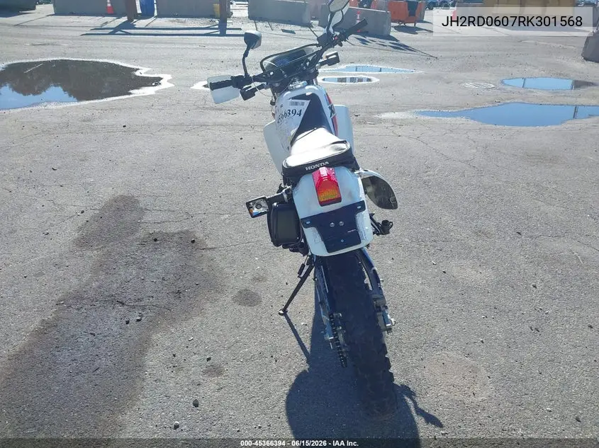 2024 Honda Xr650 L VIN: JH2RD0607RK301568 Lot: 45366394