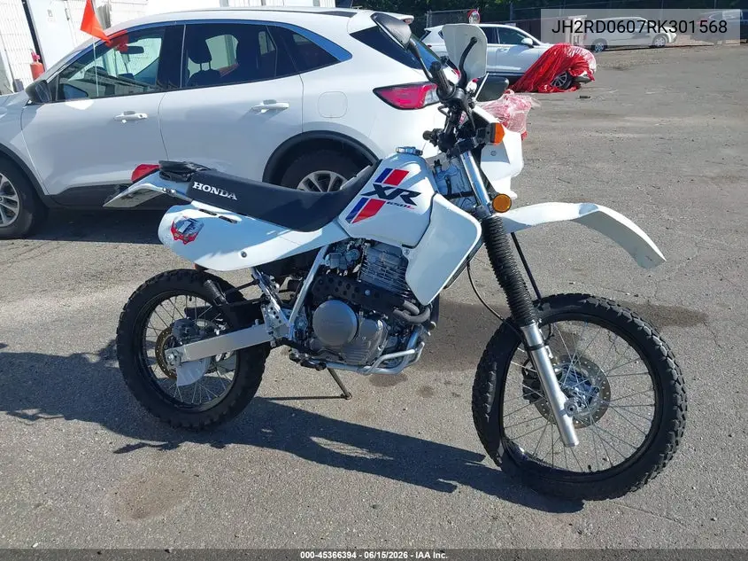 2024 Honda Xr650 L VIN: JH2RD0607RK301568 Lot: 45366394