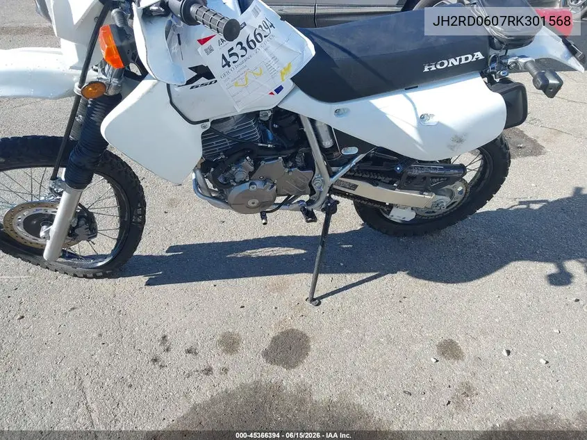 2024 Honda Xr650 L VIN: JH2RD0607RK301568 Lot: 45366394