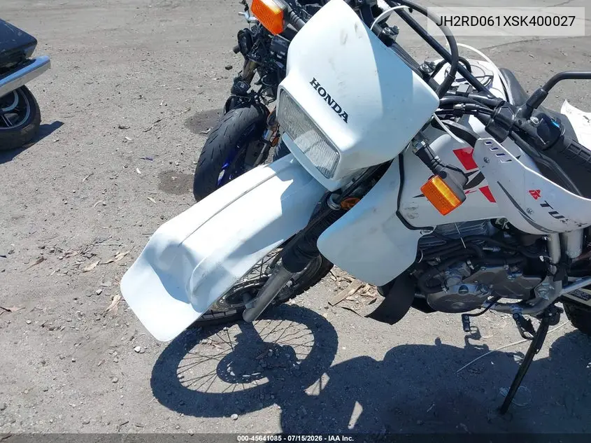 2025 Honda Xr650 L VIN: JH2RD061XSK400027 Lot: 45641085