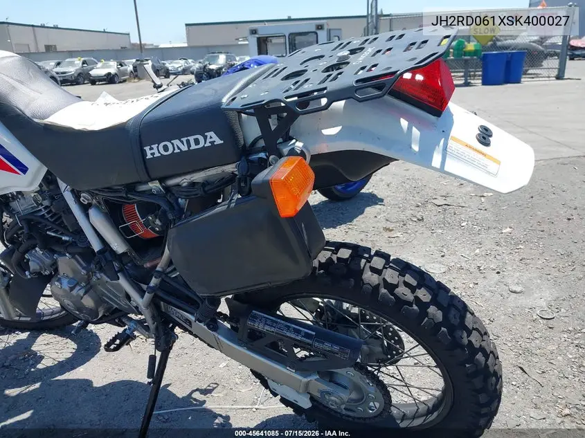2025 Honda Xr650 L VIN: JH2RD061XSK400027 Lot: 45641085