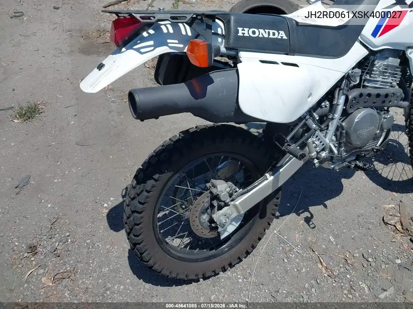 2025 Honda Xr650 L VIN: JH2RD061XSK400027 Lot: 45641085