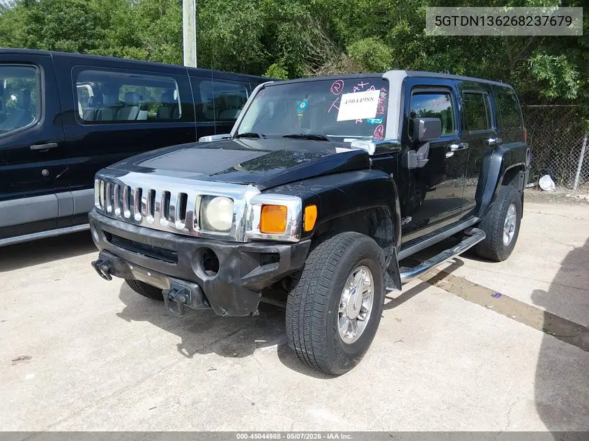 2006 Hummer H3 Suv VIN: 5GTDN136268237679 Lot: 45044988
