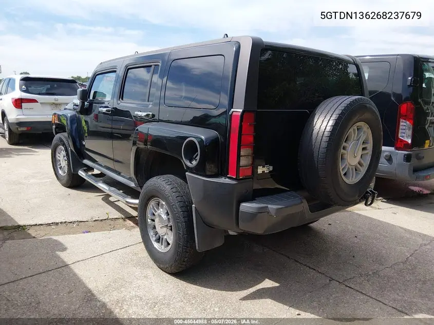 2006 Hummer H3 Suv VIN: 5GTDN136268237679 Lot: 45044988
