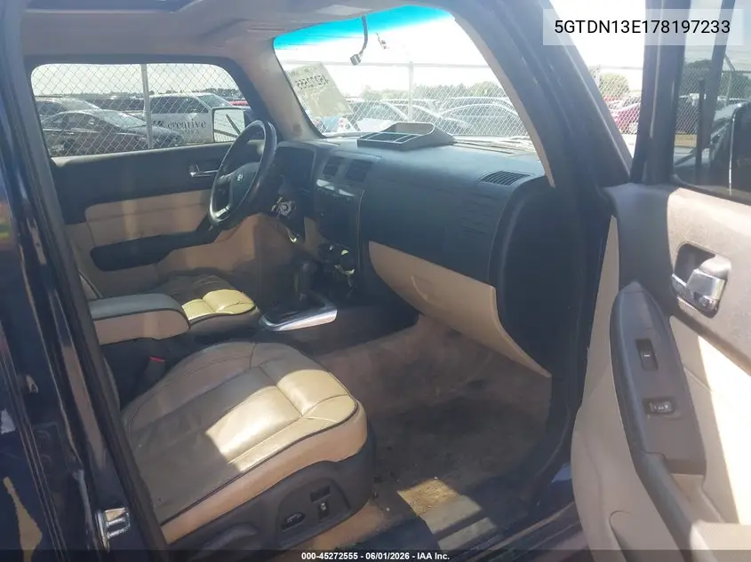 2007 Hummer H3 Suv VIN: 5GTDN13E178197233 Lot: 45272555