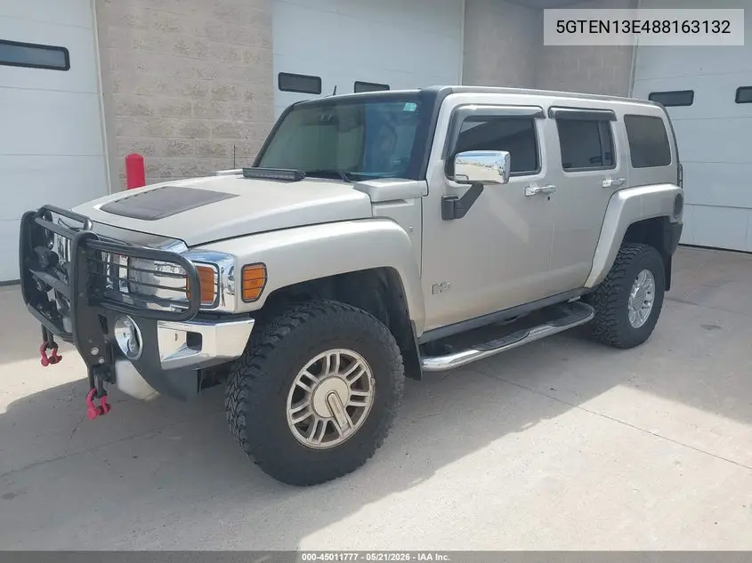 2008 Hummer H3 Suv VIN: 5GTEN13E488163132 Lot: 45011777