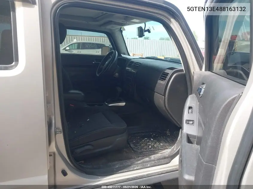 2008 Hummer H3 Suv VIN: 5GTEN13E488163132 Lot: 45011777