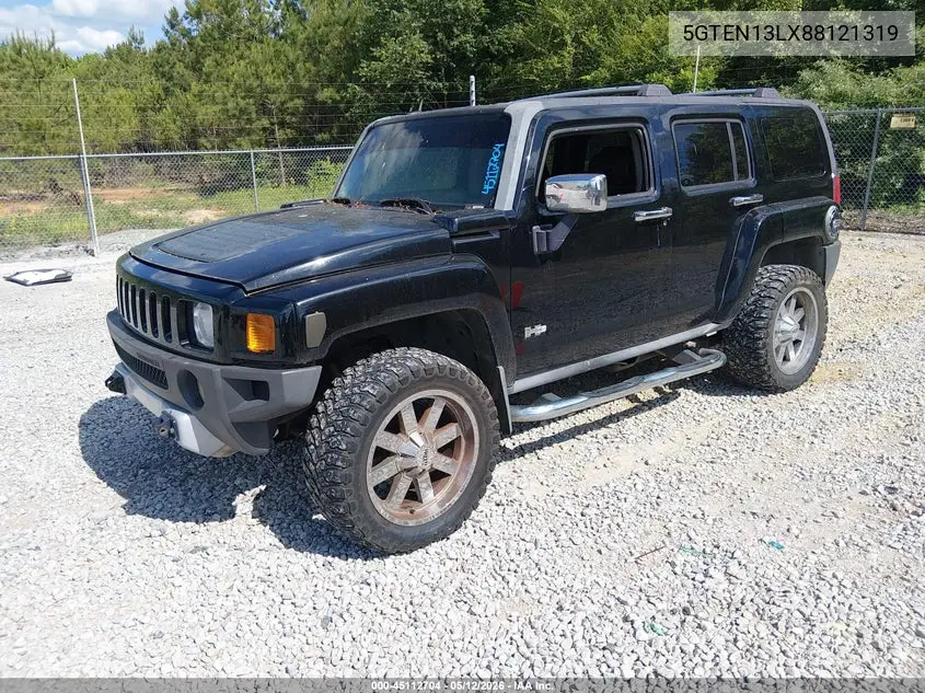 2008 Hummer H3 Suv Alpha VIN: 5GTEN13LX88121319 Lot: 45112704