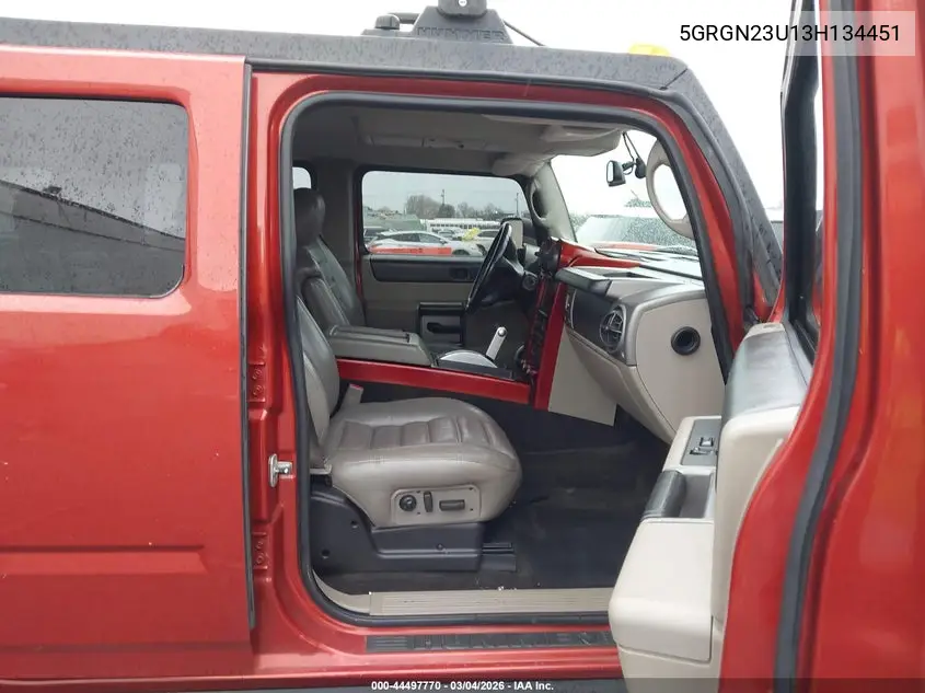 2003 Hummer H2 VIN: 5GRGN23U13H134451 Lot: 44497770