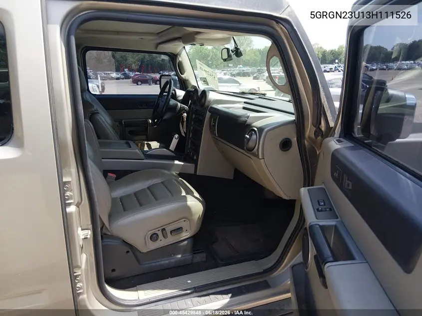 2003 Hummer H2 VIN: 5GRGN23U13H111526 Lot: 45429848