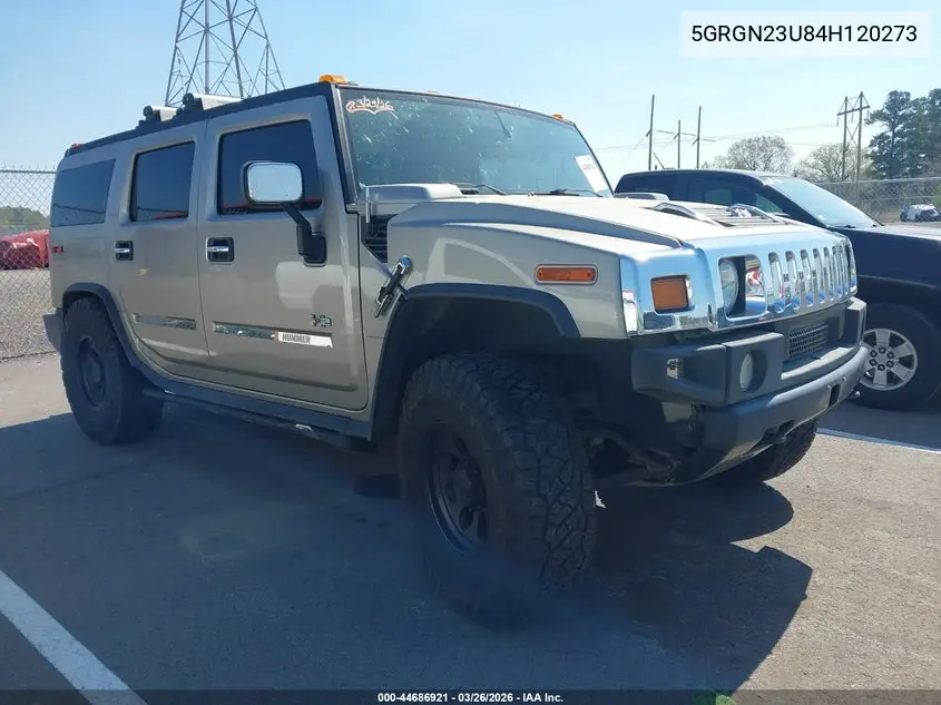 2004 Hummer H2 VIN: 5GRGN23U84H120273 Lot: 44686921