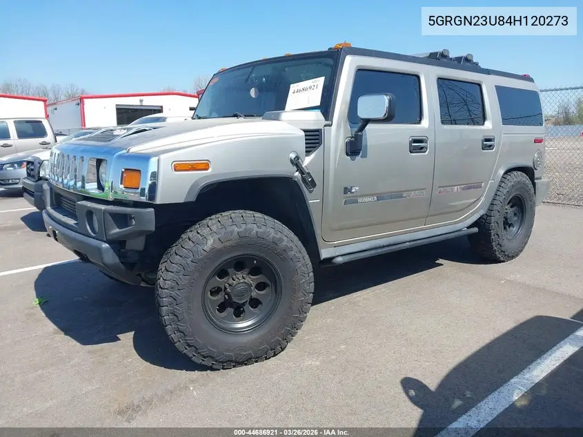 2004 Hummer H2 VIN: 5GRGN23U84H120273 Lot: 44686921