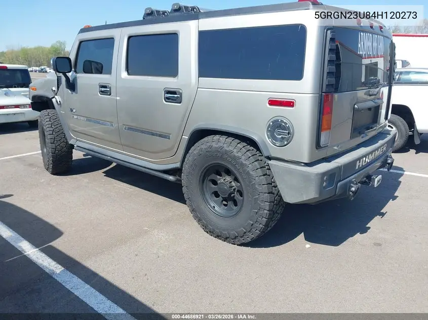 2004 Hummer H2 VIN: 5GRGN23U84H120273 Lot: 44686921
