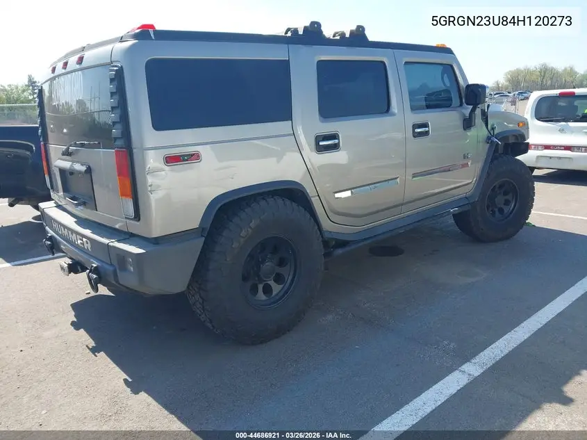 2004 Hummer H2 VIN: 5GRGN23U84H120273 Lot: 44686921