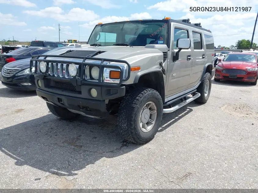 2004 Hummer H2 VIN: 5GRGN23U84H121987 Lot: 45030666