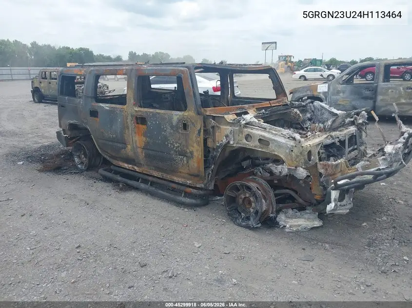 2004 Hummer H2 VIN: 5GRGN23U24H113464 Lot: 45299918